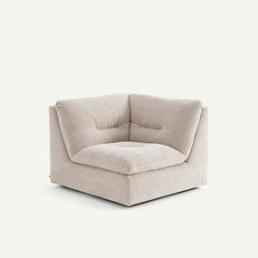 Modulaire 90° hoek in chenille fluweel, GIULIANO