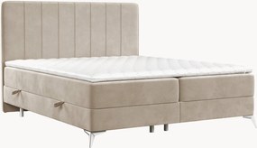 Handgemaakte fluwelen divan bed Aggaz met opbergruimte, H2
