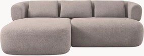 Bouclé hoekbank Jenny (2-zits)