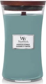 WoodWick geurkaars - Large Hourglass - Evergreen Cashmere
