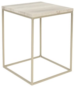Zuiver Stray Bijzettafel Marmer Natuursteen - 35 X 35cm.