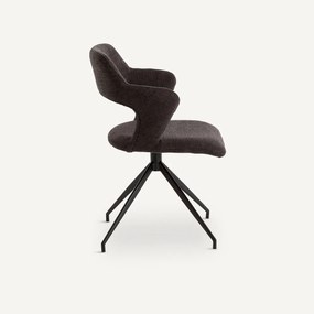 Draaiende tafelfauteuil Asyar