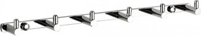 Mexen handdoekhaak met zes houders, chroom - 709166-00
