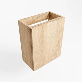 Mondiaz FOWY fonteinonderkast - 40x22x50cm - 1 deur - push to open - softclose - Washed Oak FOWYTO40Was1D