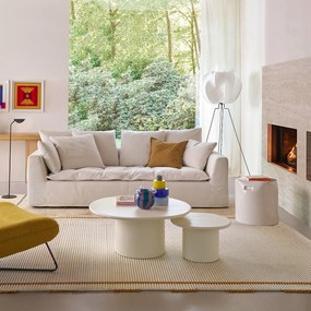 Bijzettafel in keramiek met glazuur, Oria