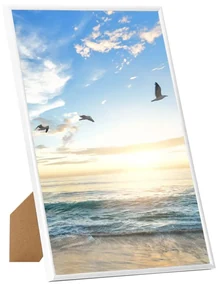 vidaXL Fotolijsten 5 st voor tafel 15x21 cm MDF wit