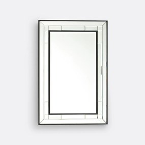 Rechthoekige spiegel, afgeschuinde afwerking, breedte 60 x hoogte 90 cm, Andella