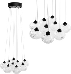 Hanglamp MS022-9CP Black