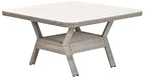 Garden impressions Nova lounge tuintafel 126,5x126,5 cm - light teak vironwood