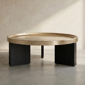 Eleonora Mayson Beige Salontafel Rond 90 Cm - 90 X 90cm.