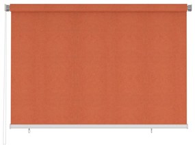 vidaXL Rolgordijn voor buiten 220x140 cm oranje