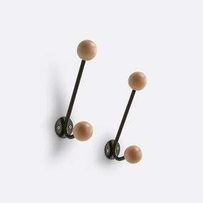 Set van 2 muurkapstokken Agama