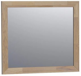 BRAUER Citrine spiegel - 80x70cm - rechthoekig - vingerlas eiken grijs frame SP-CI80RHVEG