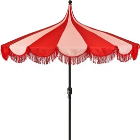 Edelman Kim stokparasol rood - Ø235 x 238 cm