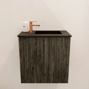 Mondiaz Joya 40cm toiletmeubel shadow met wastafel faye rechts 1 kraangat urban