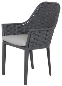 Lucca dark grey/Verona antraciet 220 cm. tuinset - 7-delig