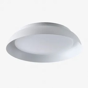 Led-plafondlamp Van Azanuy-staal Wit - Sklum