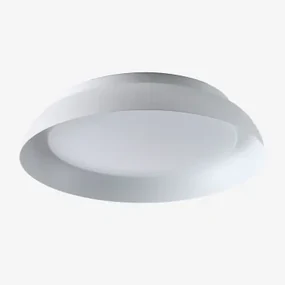 Led-plafondlamp Van Azanuy-staal Wit - Sklum