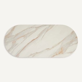 Ovaal tafelblad in keramiek L220 cm, Ovalo