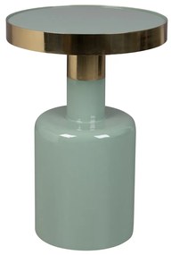 Zuiver Glam Emaille Bijzettafel Groen - 36 X 36cm.
