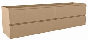 Mondiaz HAY wastafelonderkast - 180x45x50cm - 4 lades - softclose - Oro M45179Oro