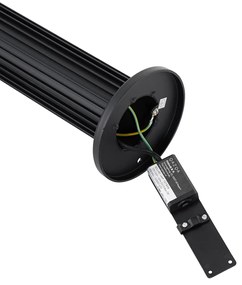 Design buiten paaltje zwart 50 cm IP44 - Boris