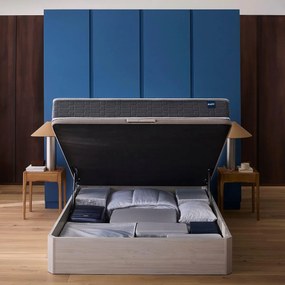 Set van BULTEX®-schuimmatras en bedbodem met opbergruimte, Space Up