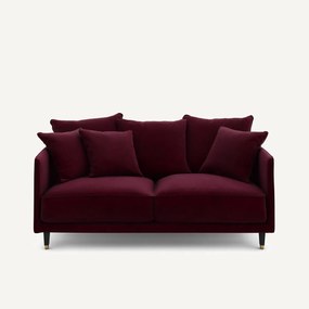 3-zits compacte fluwelen zetel, Lazare