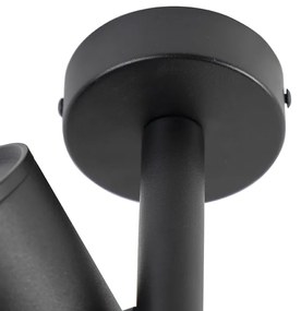 Design plafondspot zwart kantelbaar GU10 50mm - Scopio Honey