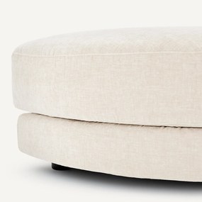 Modulaire voetensteun in chenille fluweel, TIBERIO