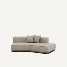 Rechte halve bank in tweed, JACOPO