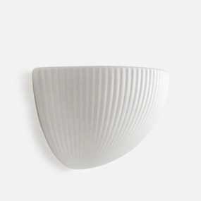 Gestreepte wandlamp van opaline glas, Loulou