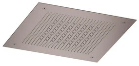 Hotbath Ace Hoofddouche - inbouw - vierkant - 38x38cm - PVD - Geborsteld koper AC148BCP