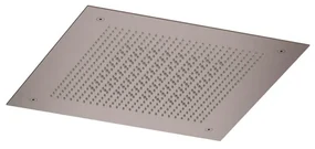 Hotbath Ace Hoofddouche - inbouw - vierkant - 38x38cm - PVD - Geborsteld koper AC148BCP
