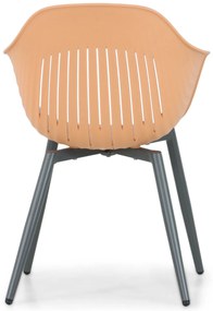 Tuinstoel Kunststof Oranje Lifestyle Garden Furniture Lissabon