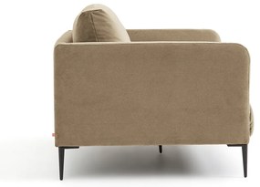 2-zitsbank in stonewashed fluweel, Oscar, ontwerp E. Gallina