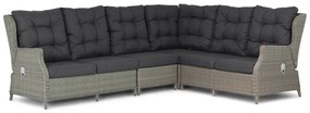 Hoek loungeset 6 personen Wicker Taupe  Garden Collections Chicago