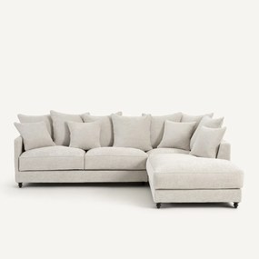 Hoekslaapbank van gerecycled polyester, Lazare