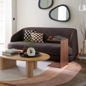 Bijzettafel in walnootfineer, Dilba