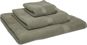 Gastendoek Soft Popcorn Collectie – 6 stuks – 30×50 – oudgroen