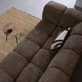 Design Bank Bruin Hoek Rechts
