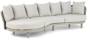 Loungeset tuin 3 personen Aluminium/rope Taupe  Hartman Bjorn/Bario