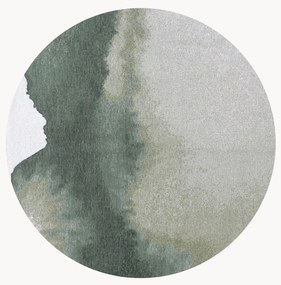 Ronde laagpolig vloerkleed Lagoon