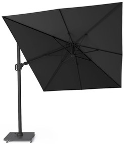 Platinum Challenger zweefparasol 3.5x2.6m T2 premium matt black frame  (incl. voet en hoes) jet black