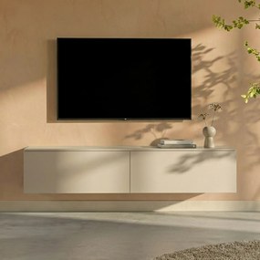 Multifunctioneel TV Meubel Beige - 160x45x35cm.