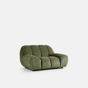 XL fauteuil, dik fluweel, Nuria