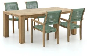 ROUGH Batang/ROUGH-X 200cm dining tuinset 5-delig stapelbaar