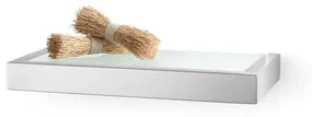 Zack Linea Planchet S 3X26.5X13.2cm Melkglas Mat Gesatineerd RVS 40383