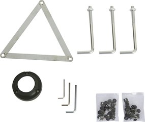 Klassieke buiten lantaarn donker groen 235cm 2-lichts IP44 - Berta