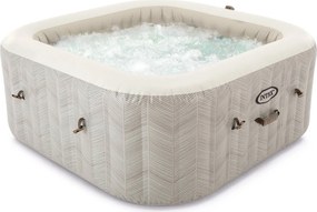 Intex PureSpa Jet&amp;Bubble Deluxe Chevron opblaasbare spa - 6 personen